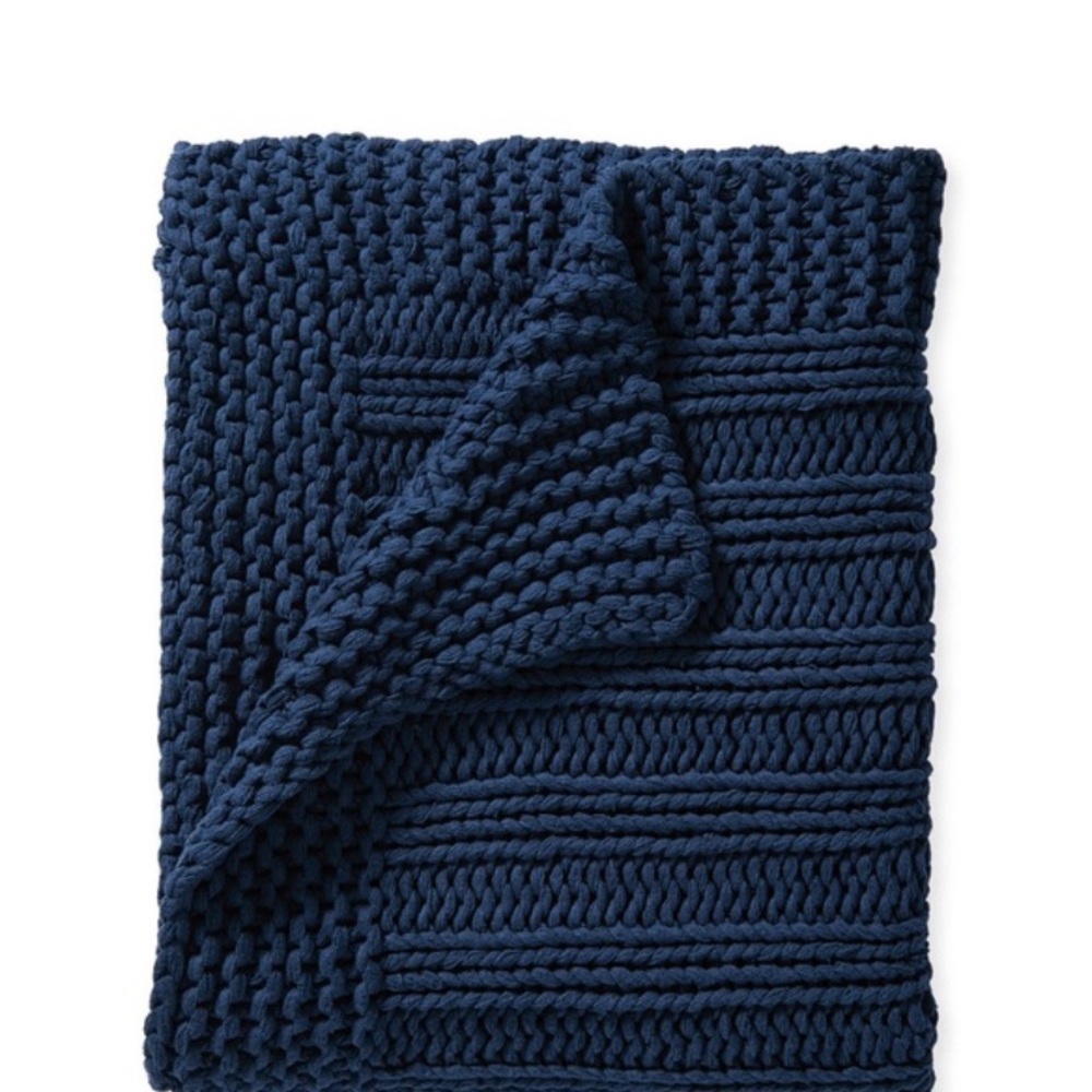 Serena and Lily Sequoia Knit Cotton Throw